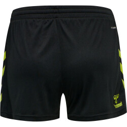 hummel Core XK Poly Shorts Damen black/lime popsicle XXL