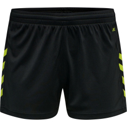 hummel Core XK Poly Shorts Damen black/lime popsicle XXL