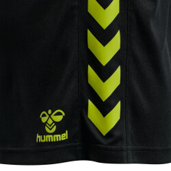hummel Core XK Poly Shorts Damen black/lime popsicle XL