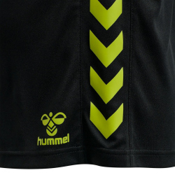 hummel Core XK Poly Shorts Damen 2096 - black/lime popsicle XS
