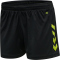 hummel Core XK Poly Shorts Damen 2096 - black/lime popsicle XS