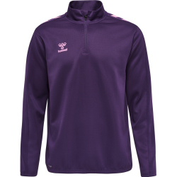 hummel Core XK Poly 1/2-Zip Trainings-Top Herren acai 3XL