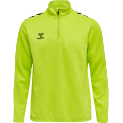 hummel Core XK Poly 1/2-Zip Trainings-Top Herren lime popsicle M