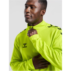 hummel Core XK Poly 1/2-Zip Trainings-Top Herren lime popsicle S