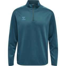 hummel Core XK Poly 1/2-Zip Trainings-Top Herren blue coral S