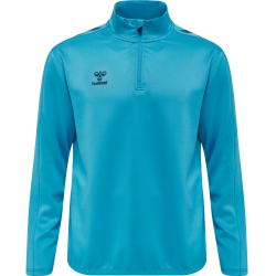 hummel Core XK Poly 1/2-Zip Trainings-Top Herren blue danube XXL