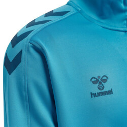 hummel Core XK Poly 1/2-Zip Trainings-Top Herren blue danube XXL