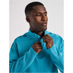 hummel Core XK Poly 1/2-Zip Trainings-Top Herren blue danube XXL