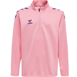 hummel Core XK 1/2-Zip Sweatshirt Kinder cotton candy 140