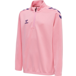 hummel Core XK 1/2-Zip Sweatshirt Kinder cotton candy 164