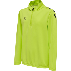 hummel Core XK 1/2-Zip Sweatshirt Kinder lime popsicle 128