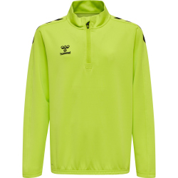 hummel Core XK 1/2-Zip Sweatshirt Kinder lime popsicle 140