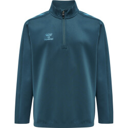 hummel Core XK 1/2-Zip Sweatshirt Kinder blue coral 128
