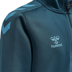hummel Core XK 1/2-Zip Sweatshirt Kinder blue coral 128