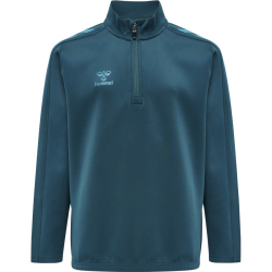 hummel Core XK 1/2-Zip Sweatshirt Kinder blue coral 176