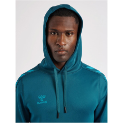 hummel Core XK Poly Hoodie Herren blue coral M