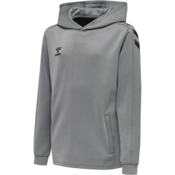 hummel Core XK Poly Hoodie Kinder grey melange 164