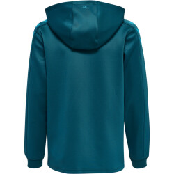 hummel Core XK Poly Hoodie Kinder blue coral 116