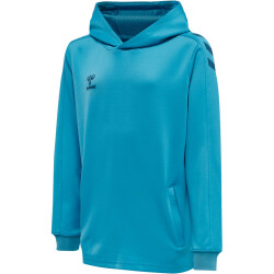 hummel Core XK Poly Hoodie Kinder blue danube 128