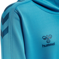 hummel Core XK Poly Hoodie Kinder blue danube 128