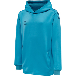 hummel Core XK Poly Hoodie Kinder blue danube 152