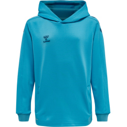 hummel Core XK Poly Hoodie Kinder blue danube 152