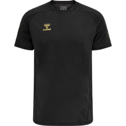 hummel Cima XK kurzarm Fitnessshirt Herren black XXL