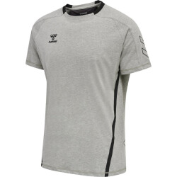 hummel Cima XK kurzarm Fitnessshirt Herren grey melange XXL
