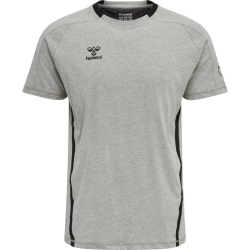 hummel Cima XK kurzarm Fitnessshirt Herren grey melange XXL