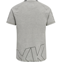 hummel Cima XK kurzarm Fitnessshirt Herren grey melange L