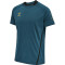 hummel Cima XK kurzarm Fitnessshirt Herren blue coral L