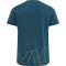 hummel Cima XK kurzarm Fitnessshirt Herren blue coral L