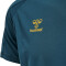 hummel Cima XK kurzarm Fitnessshirt Herren blue coral L