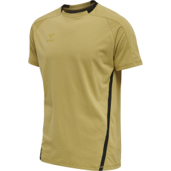 hummel Cima XK kurzarm Fitnessshirt Herren antique gold L