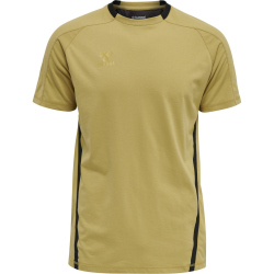 hummel Cima XK kurzarm Fitnessshirt Herren antique gold L
