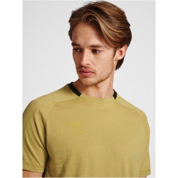 hummel Cima XK kurzarm Fitnessshirt Herren antique gold L