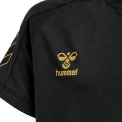 hummel Cima XK kurzarm Fitnessshirt Kinder black 152