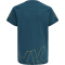 hummel Cima XK kurzarm Fitnessshirt Kinder blue coral 152