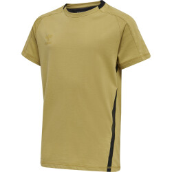 hummel Cima XK kurzarm Fitnessshirt Kinder antique gold 152
