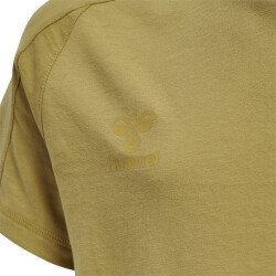 hummel Cima XK kurzarm Fitnessshirt Kinder antique gold 152