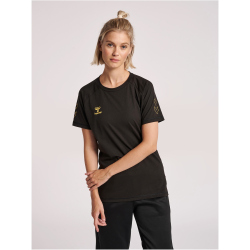 hummel Cima XK kurzarm Fitnessshirt Damen black L