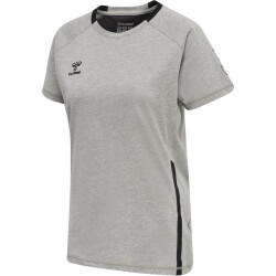 hummel Cima XK kurzarm Fitnessshirt Damen grey melange L