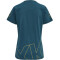 hummel Cima XK kurzarm Fitnessshirt Damen blue coral L