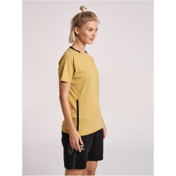 hummel Cima XK kurzarm Fitnessshirt Damen antique gold XXL