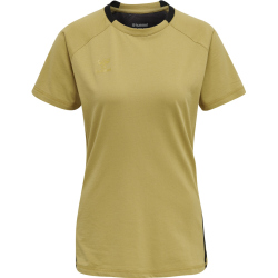 hummel Cima XK kurzarm Fitnessshirt Damen antique gold L