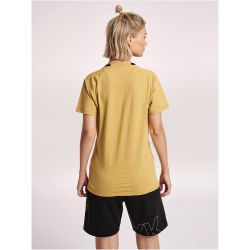hummel Cima XK kurzarm Fitnessshirt Damen antique gold L