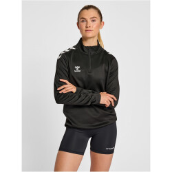 hummel Core XK 1/2-Zip Sweatshirt Damen black XXL