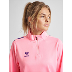 hummel Core XK 1/2-Zip Sweatshirt Damen cotton candy L
