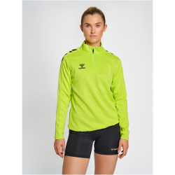 hummel Core XK 1/2-Zip Sweatshirt Damen lime popsicle L
