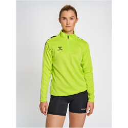 hummel Core XK 1/2-Zip Sweatshirt Damen lime popsicle M
